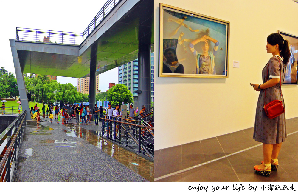台中親子景點︱國立台灣美術館 室內免費看展覽，假日溜小孩踏青好去處！
